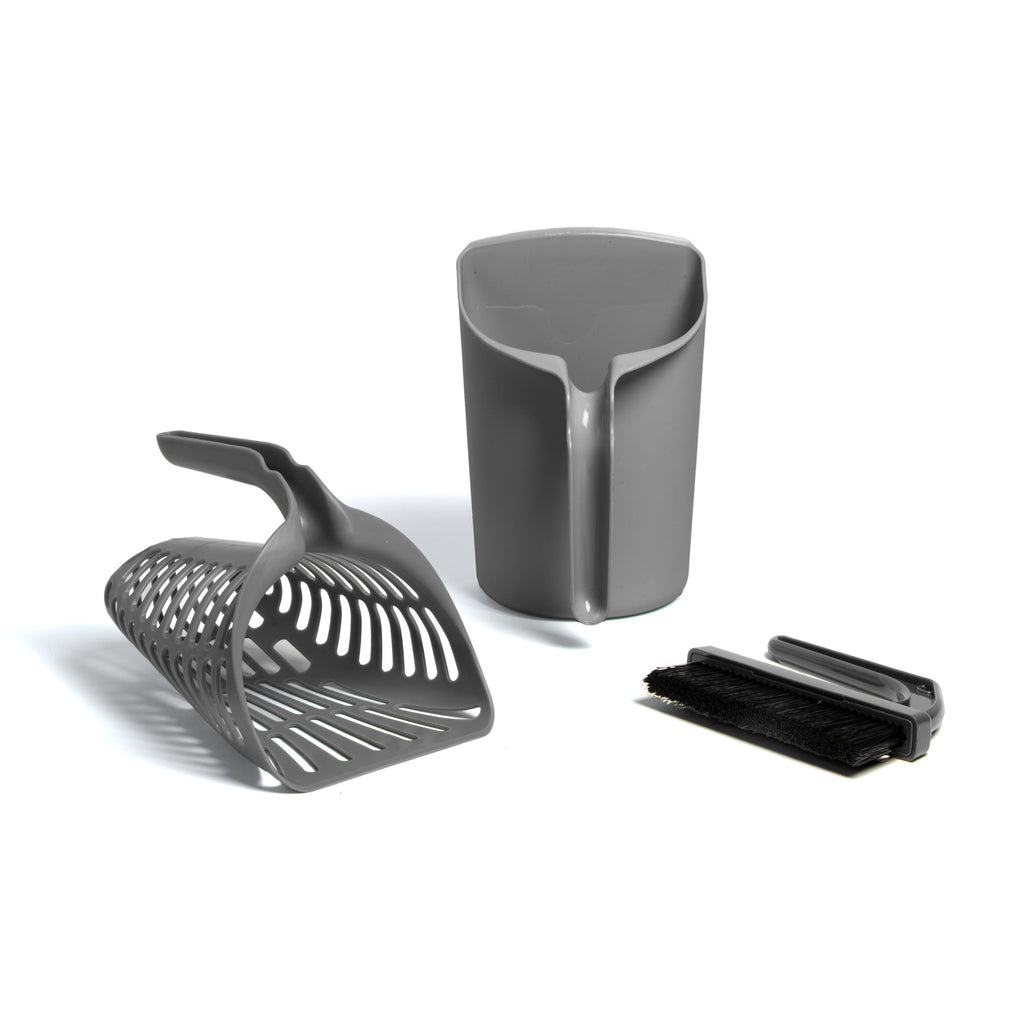 Infinity Litter Scoop, Compact All-In-One Litter Box Cleaning Tool for Cats