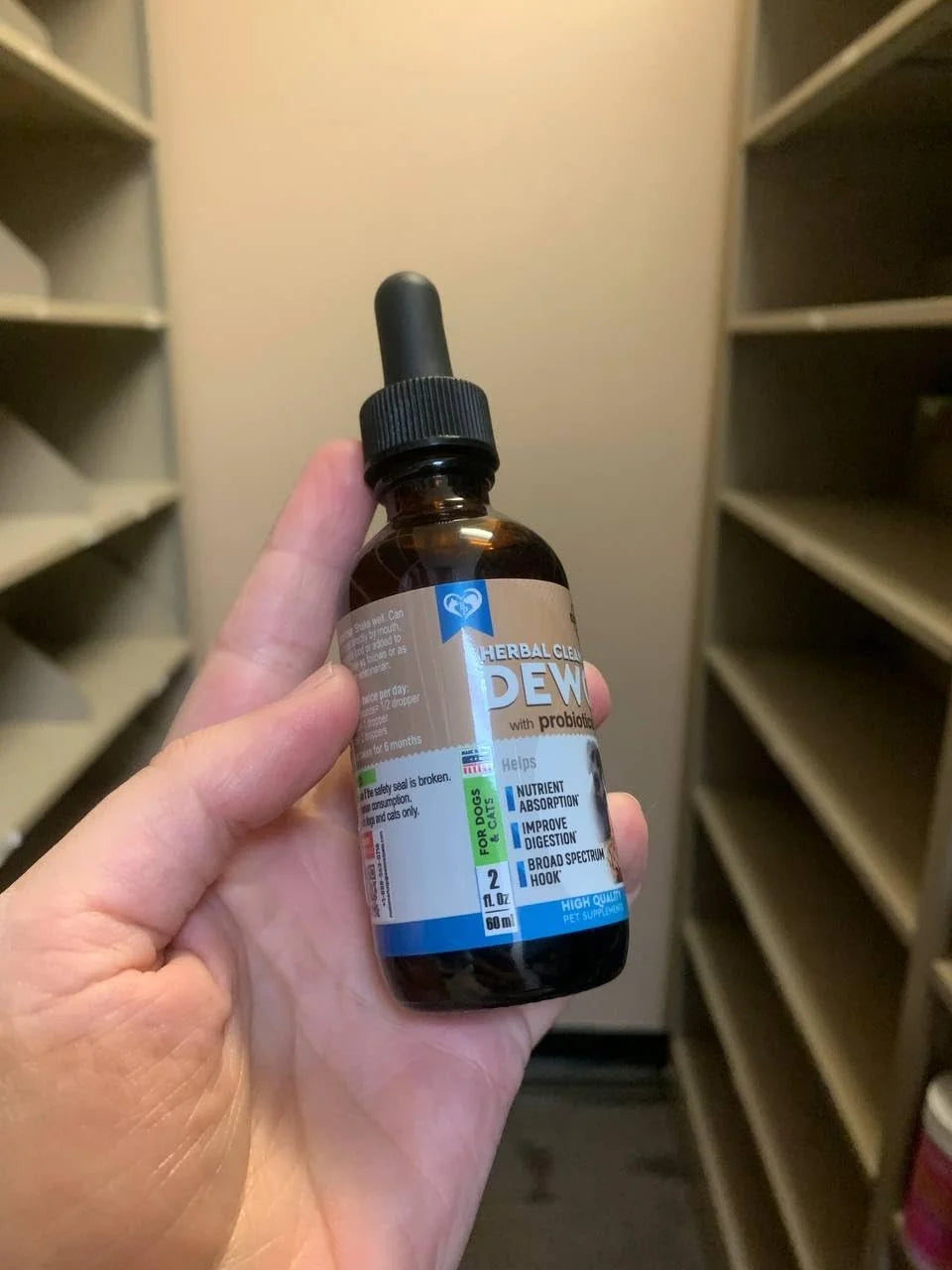 Natural Digestive Support for Dogs & Cats – Herbal Blend with Probiotics – Supports Normal Gut & Flora Balance – Daily Wellness Formula