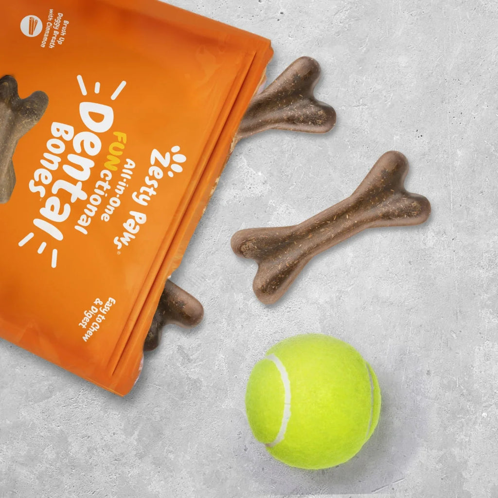 All-In-One Functional Dental Bones for Dogs, Medium, 4Ct