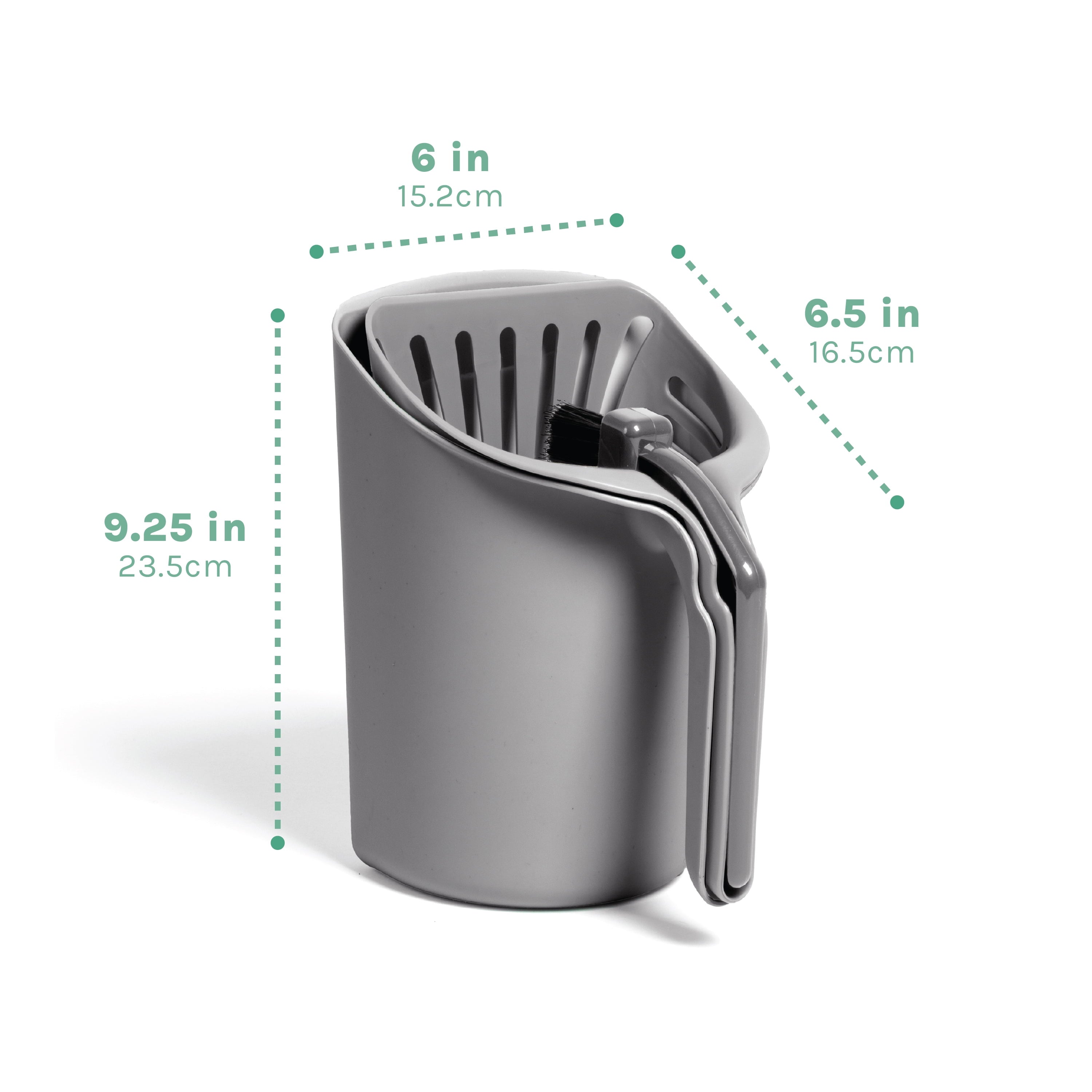 Infinity Litter Scoop, Compact All-In-One Litter Box Cleaning Tool for Cats