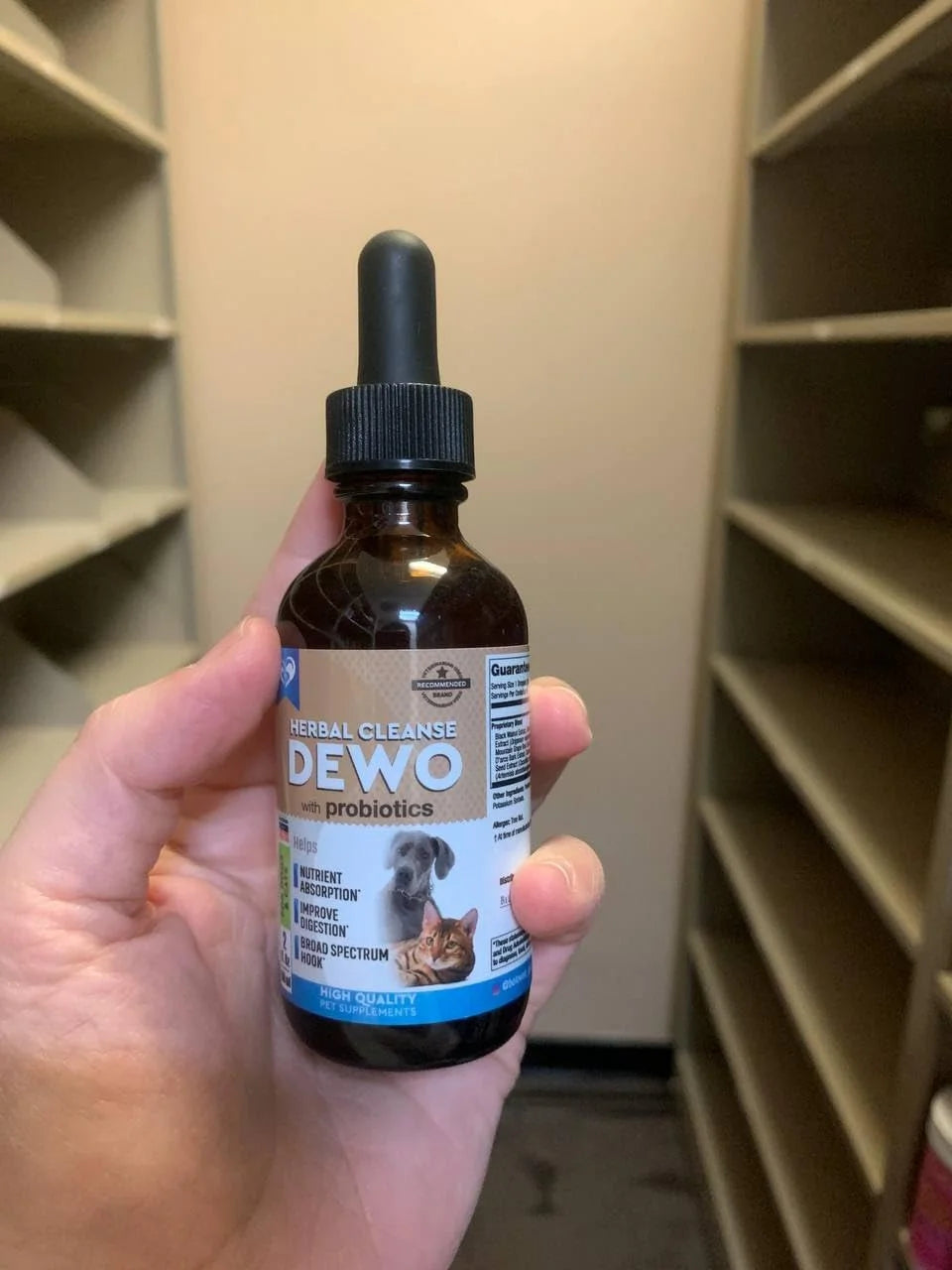 Natural Digestive Support for Dogs & Cats – Herbal Blend with Probiotics – Supports Normal Gut & Flora Balance – Daily Wellness Formula